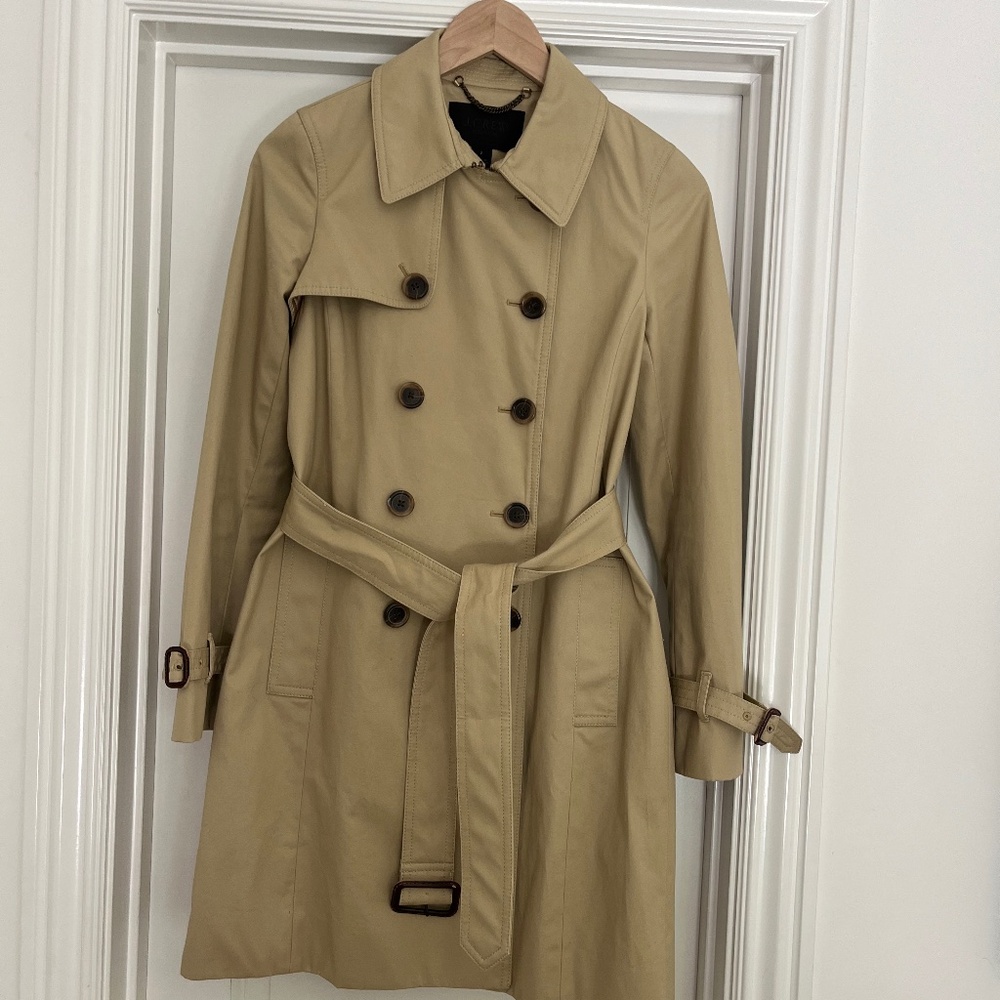 J. Crew Icon Trench, size 2